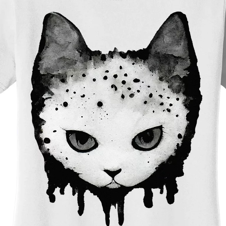 The Only Cute Cat Face To Wear On Halloween Women's T-Shirt