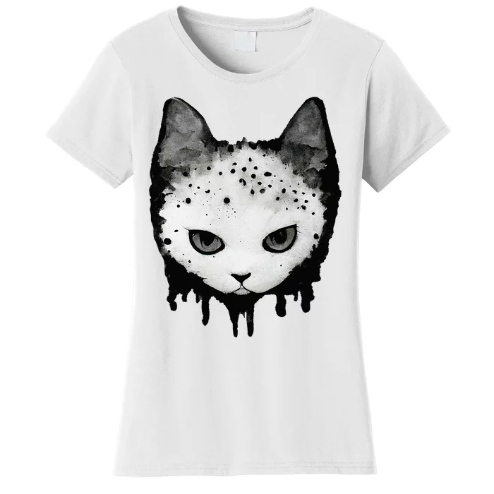 The Only Cute Cat Face To Wear On Halloween Women's T-Shirt