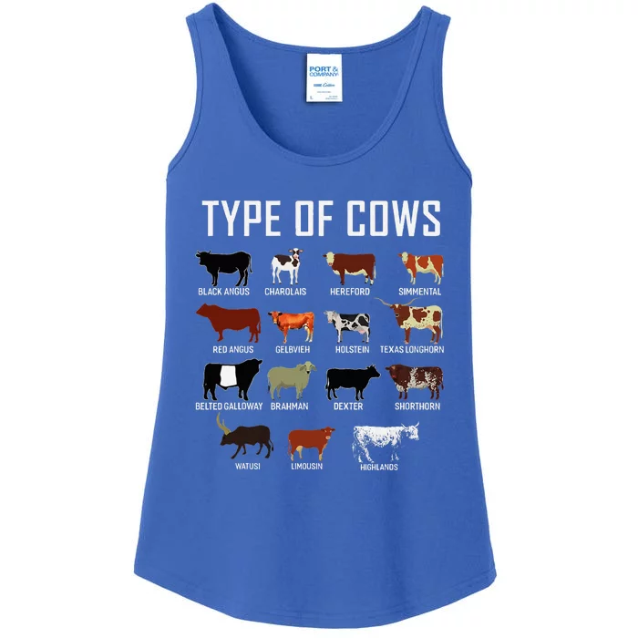 Types Of Cows Farmer Costume Cow Ladies Essential Tank