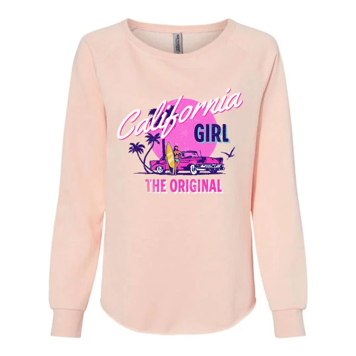 The Original California Girl Cute Pink Girly California Womens California Wash Sweatshirt