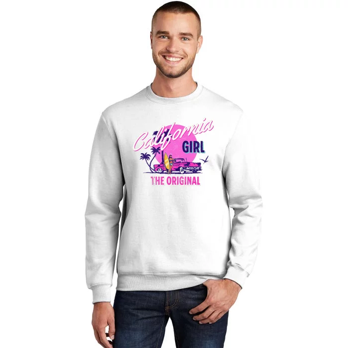 The Original California Girl Cute Pink Girly California Sweatshirt