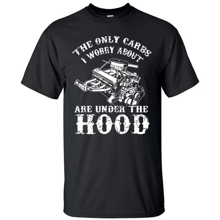 The Only Carbs I Worry V8 Engine Lovers Tall T-Shirt