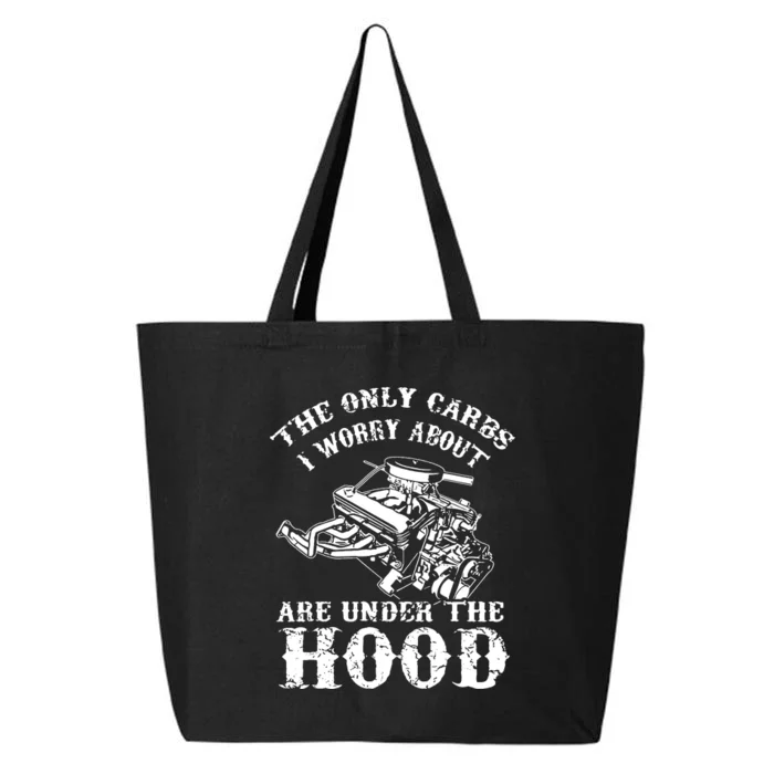 The Only Carbs I Worry V8 Engine Lovers 25L Jumbo Tote