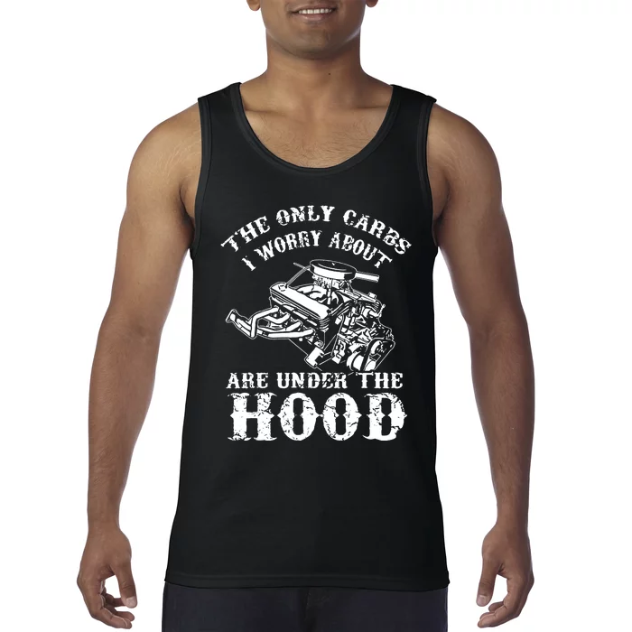 The Only Carbs I Worry V8 Engine Lovers Tank Top