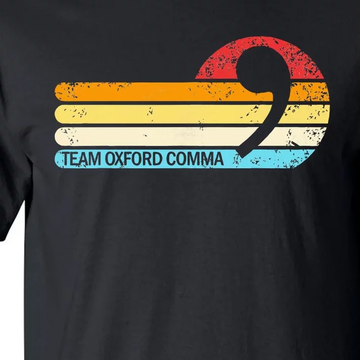 Team O.X.F.O.R.D. Co.M.M.A. Sunset Team Comma Tall T-Shirt