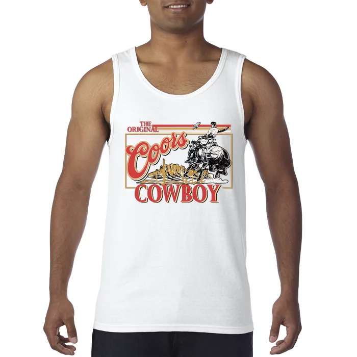 The Original Co.Ors Cowboy Heather Western Desert Cactus Tank Top