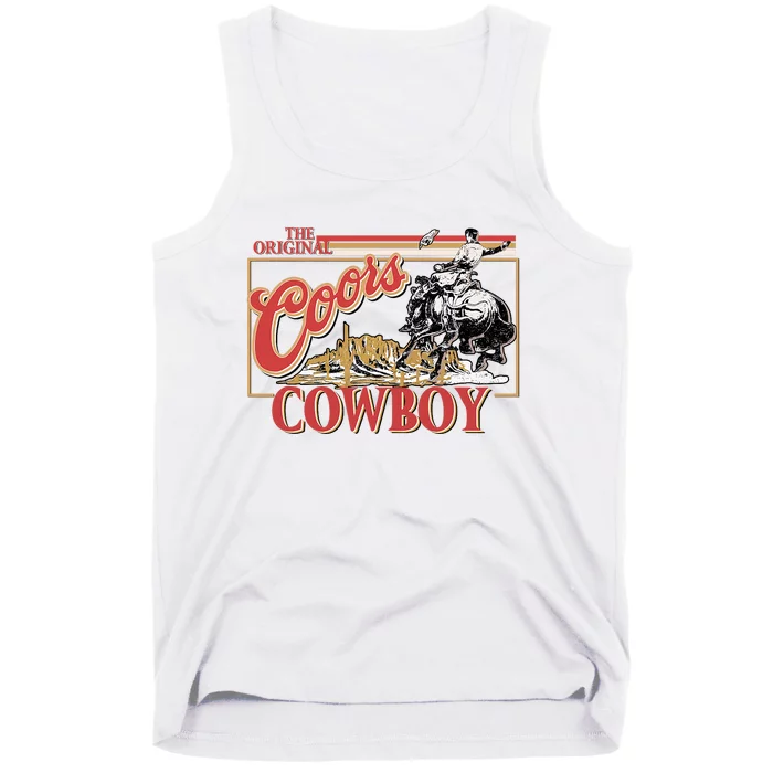 The Original Co.Ors Cowboy Heather Western Desert Cactus Tank Top