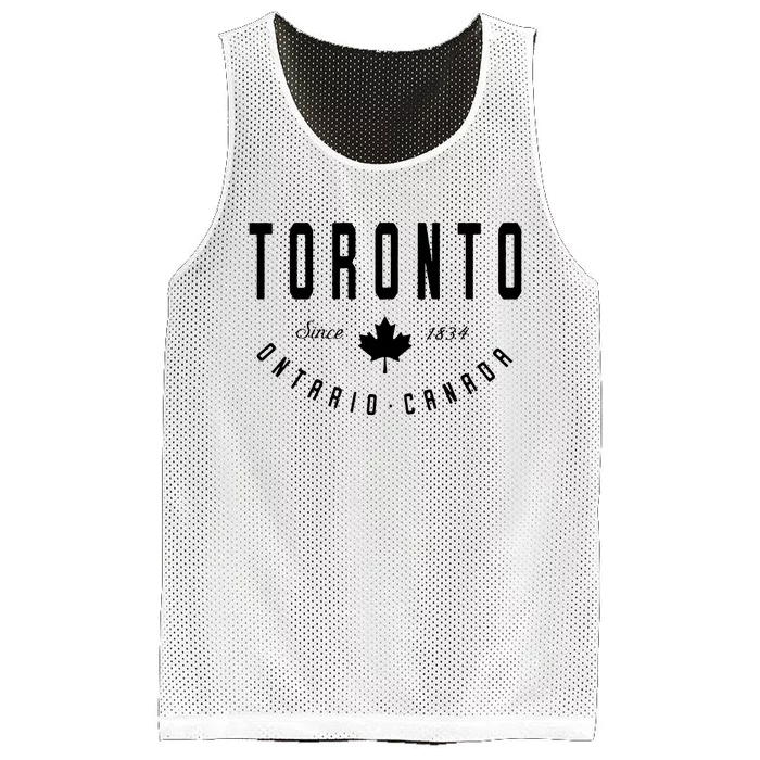 Toronto Ontario Canada Maple Leaf Canadian Gift Mesh Reversible Basketball Jersey Tank