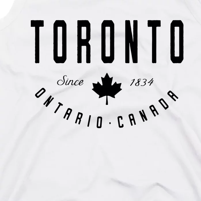 Toronto Ontario Canada Maple Leaf Canadian Gift Tank Top