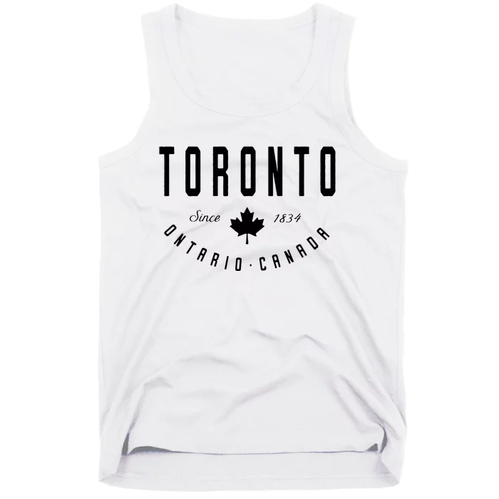 Toronto Ontario Canada Maple Leaf Canadian Gift Tank Top