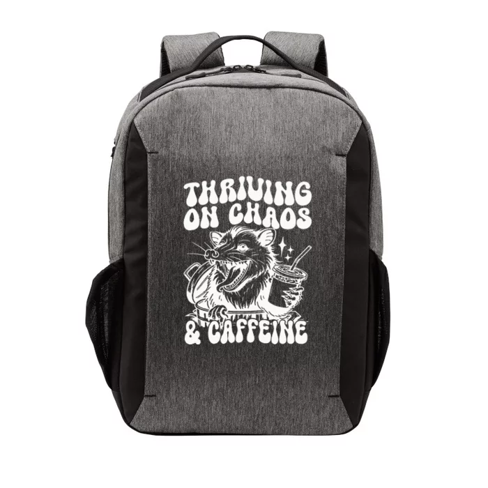 Thriving On Chaos & Caffeine Vector Backpack