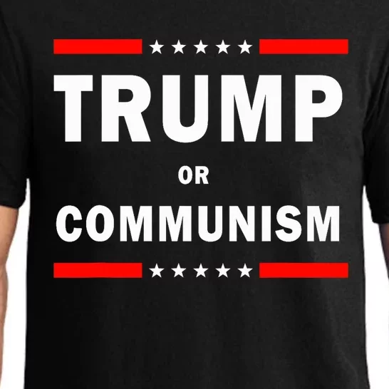 Trump Or Communism Trump 2024 For President Pajama Set