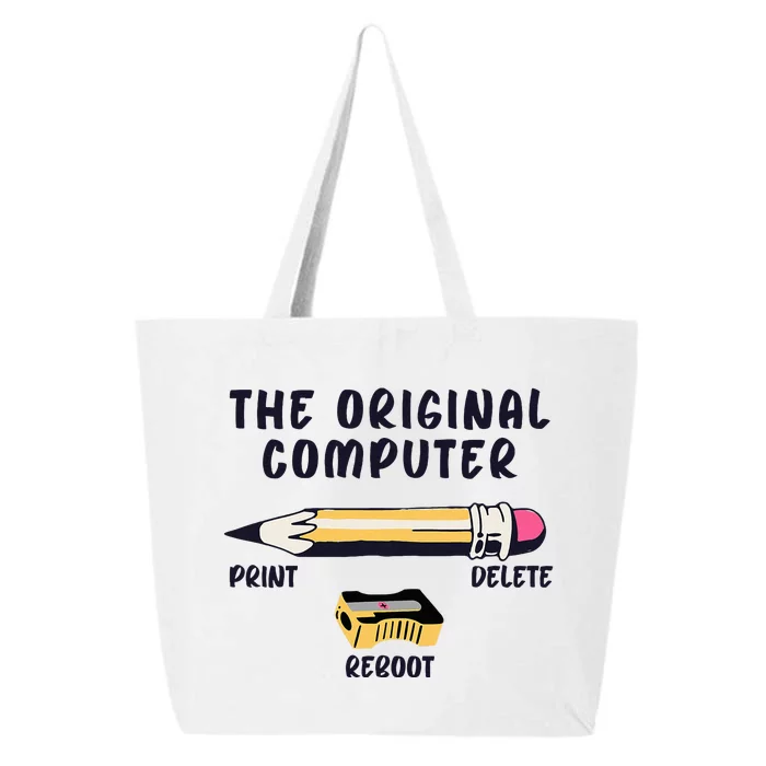 The Original Computer Sarcastic Funny It Tech Print Delete 25L Jumbo Tote