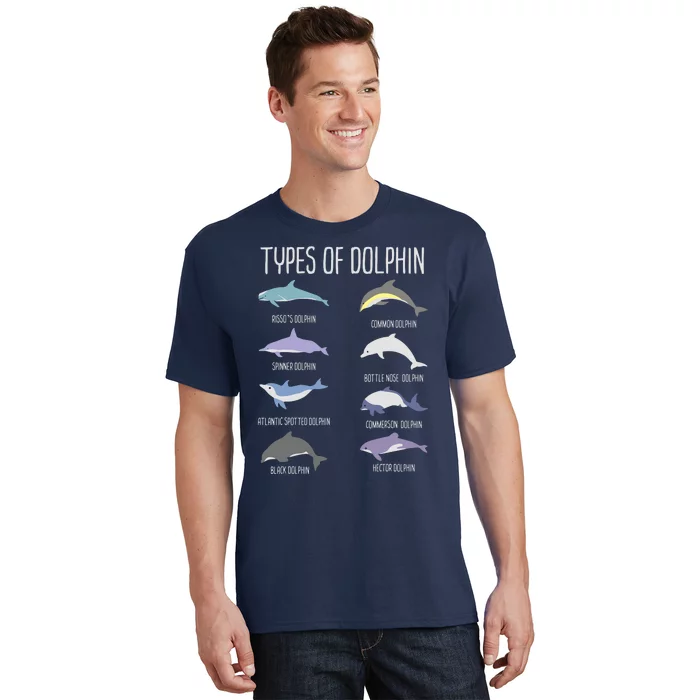 Types Of Dolphin T-Shirt