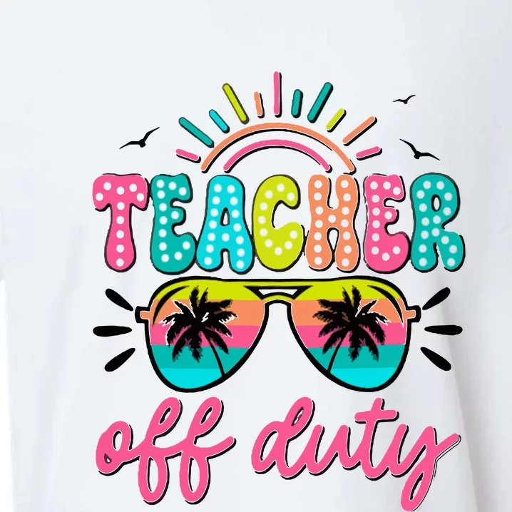 Teacher Off Duty Class Dismissed Sueded Cloud Jersey T-Shirt