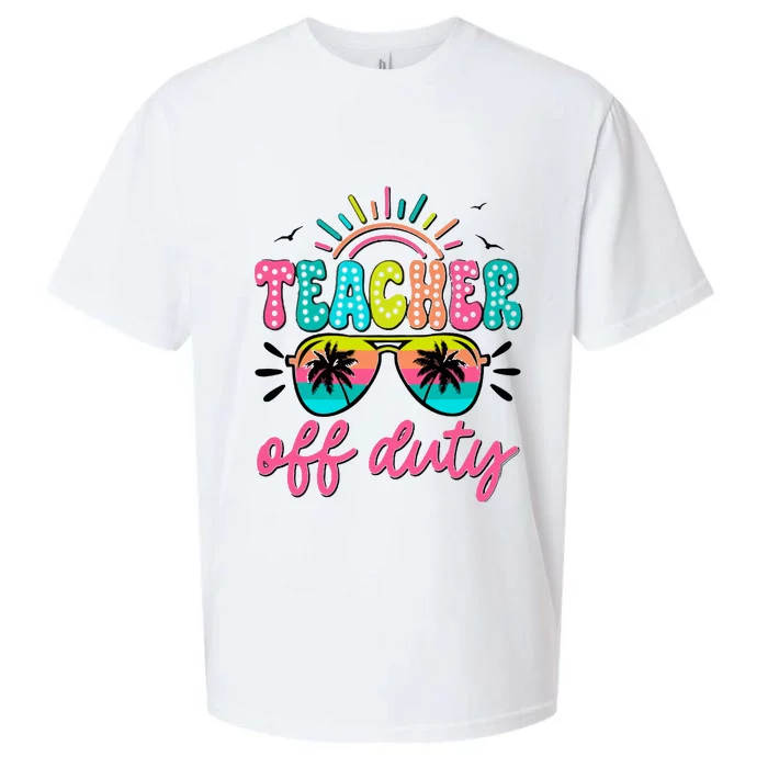 Teacher Off Duty Class Dismissed Sueded Cloud Jersey T-Shirt