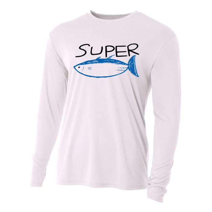 Trendy Oceaninspired Design Cooling Performance Long Sleeve Crew