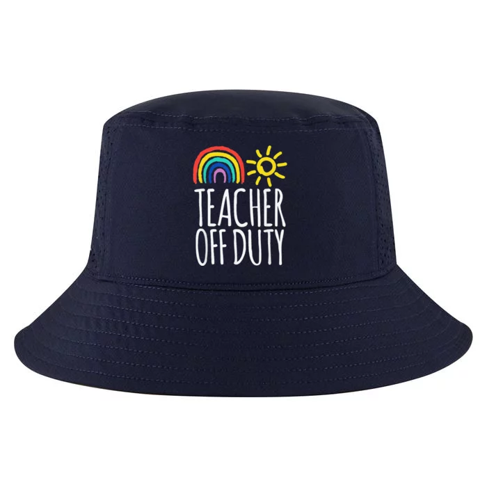 Teacher Off Duty End Of School Cool Comfort Performance Bucket Hat