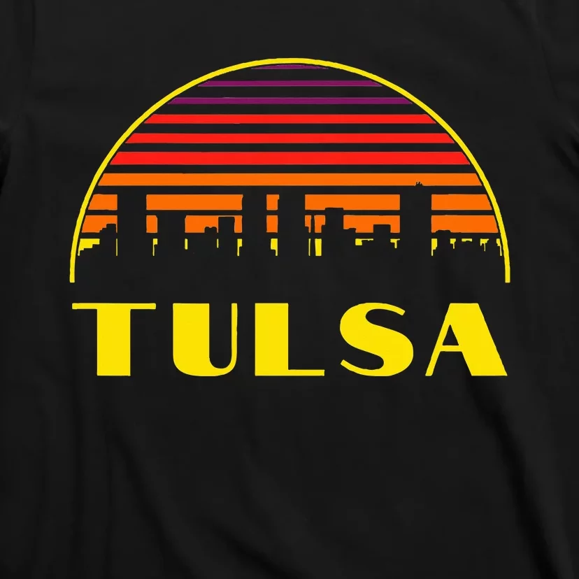 Tulsa Oklahoma Downtown Skyline T-Shirt