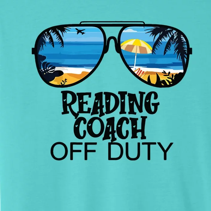 Teacher Off Duty Hello Summer Reading Coach Glasses Hawaii ChromaSoft Performance T-Shirt