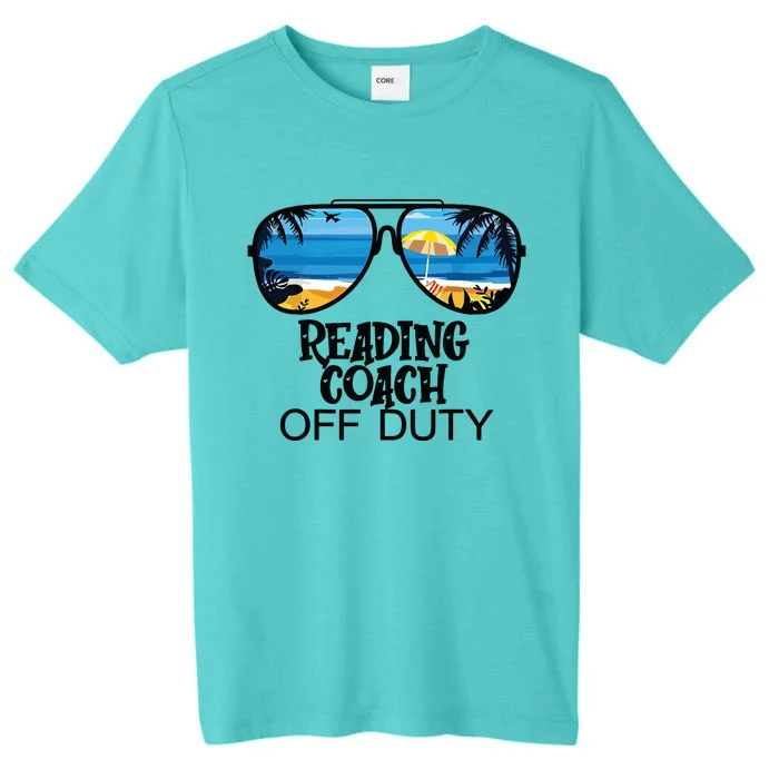 Teacher Off Duty Hello Summer Reading Coach Glasses Hawaii ChromaSoft Performance T-Shirt