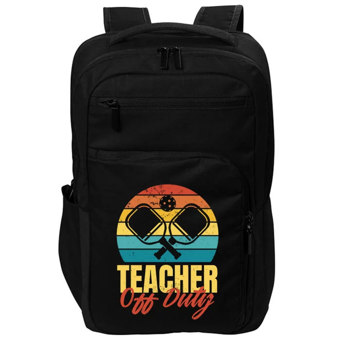 Teacher Off Duty Pickleball Impact Tech Backpack