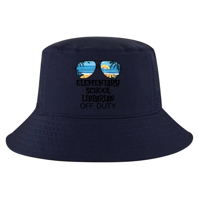 Teacher Off Duty Hello Summer Elementary School Librarian Meaningful Gift Cool Comfort Performance Bucket Hat