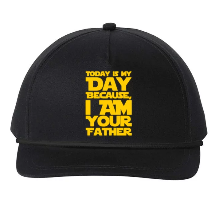 Today Is My Day Because I Am Your Father Snapback Five-Panel Rope Hat