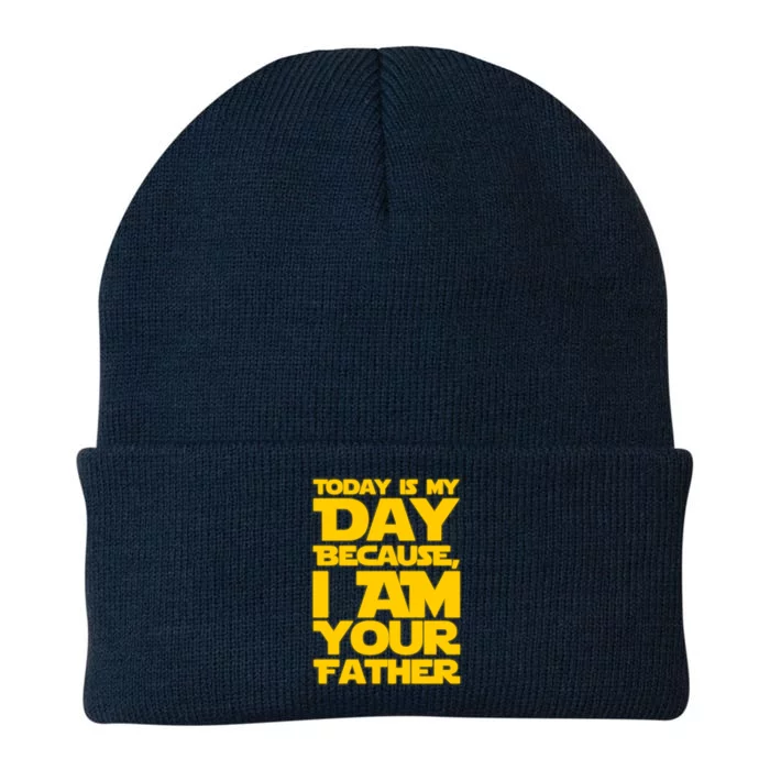 Today Is My Day Because I Am Your Father Knit Cap Winter Beanie