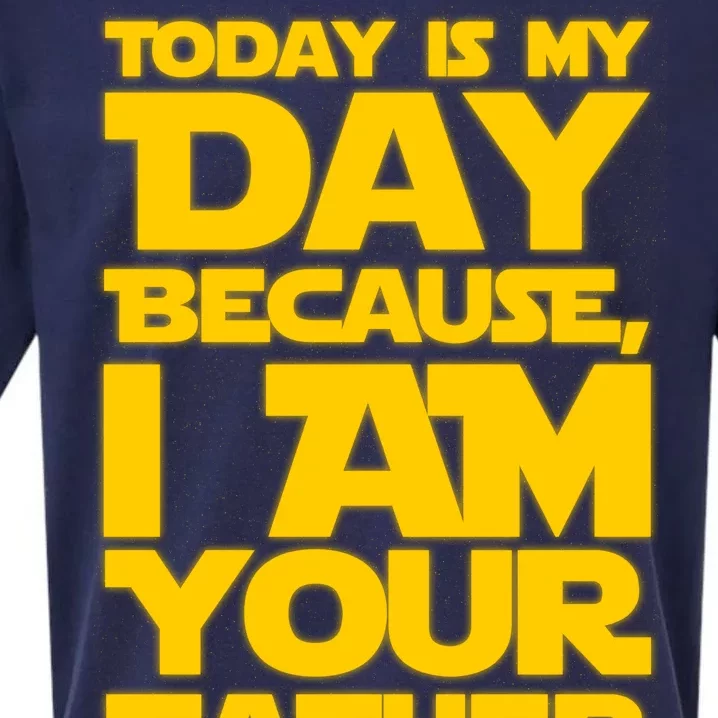 Today Is My Day Because I Am Your Father Sueded Cloud Jersey T-Shirt