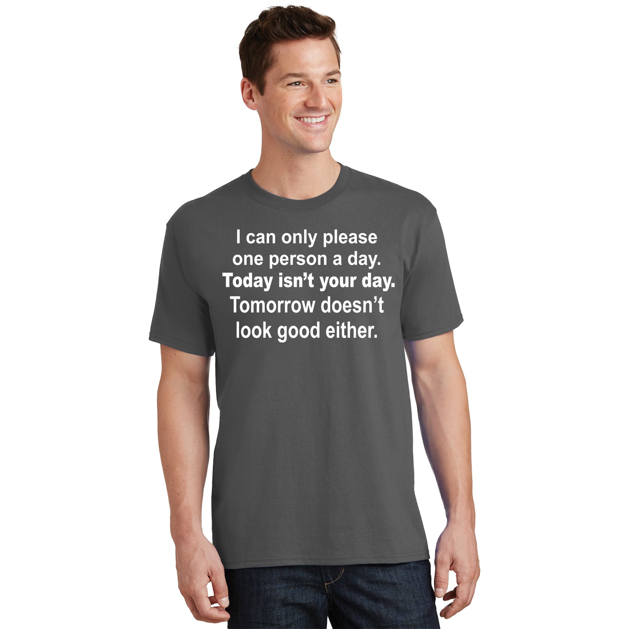 big and tall t-shirt today isn't your day funny tee shirt tall shirts for men 