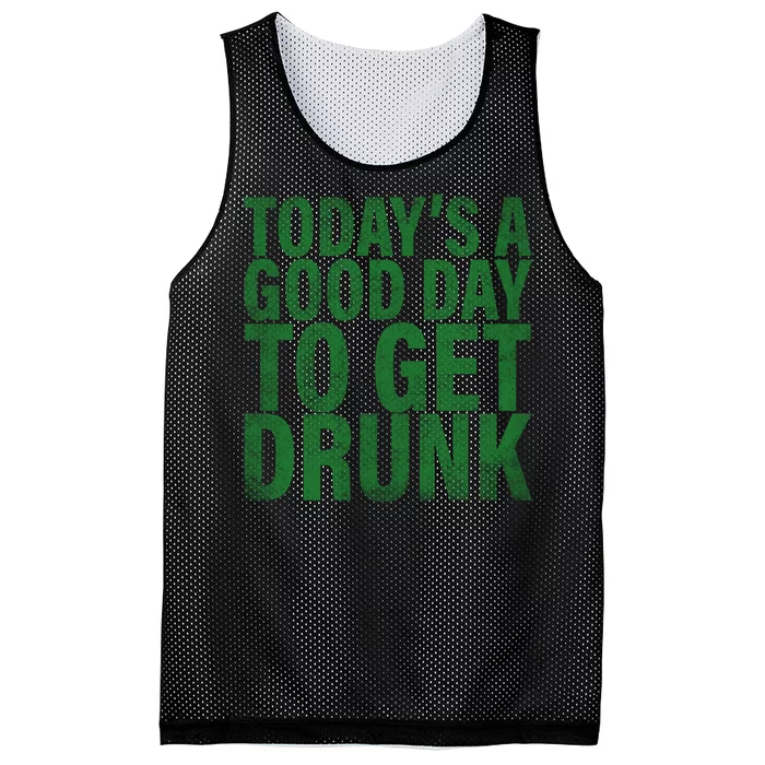 Today's a good day to get drunk Mesh Reversible Basketball Jersey Tank