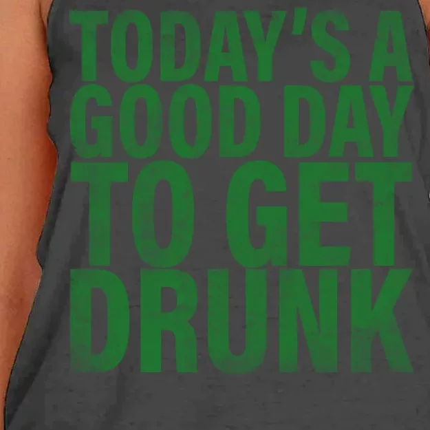 Today's a good day to get drunk Women's Knotted Racerback Tank