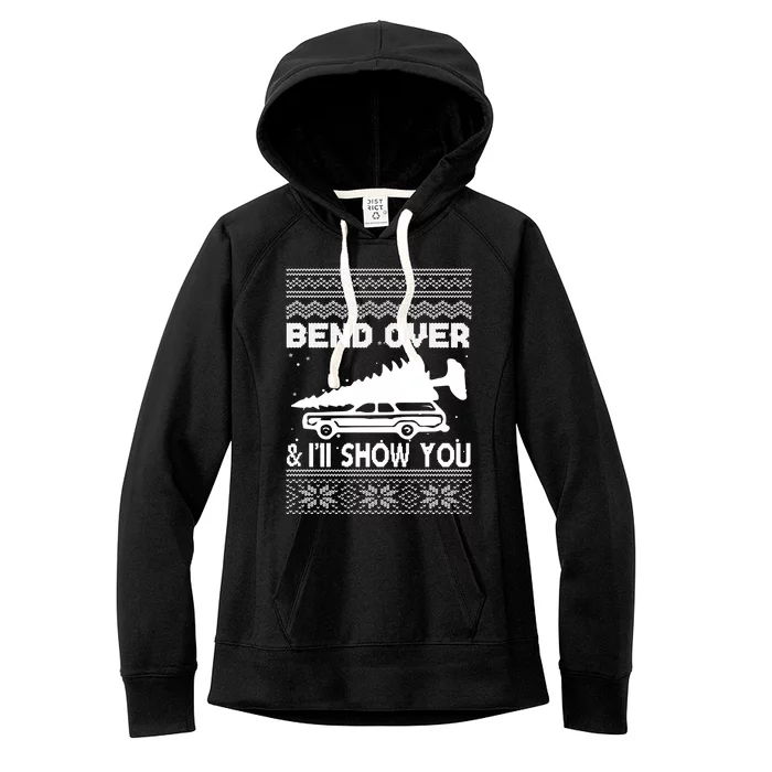 Todd Margo Couples Ugly Christmas Vacation I'll Show You Women's Fleece Hoodie