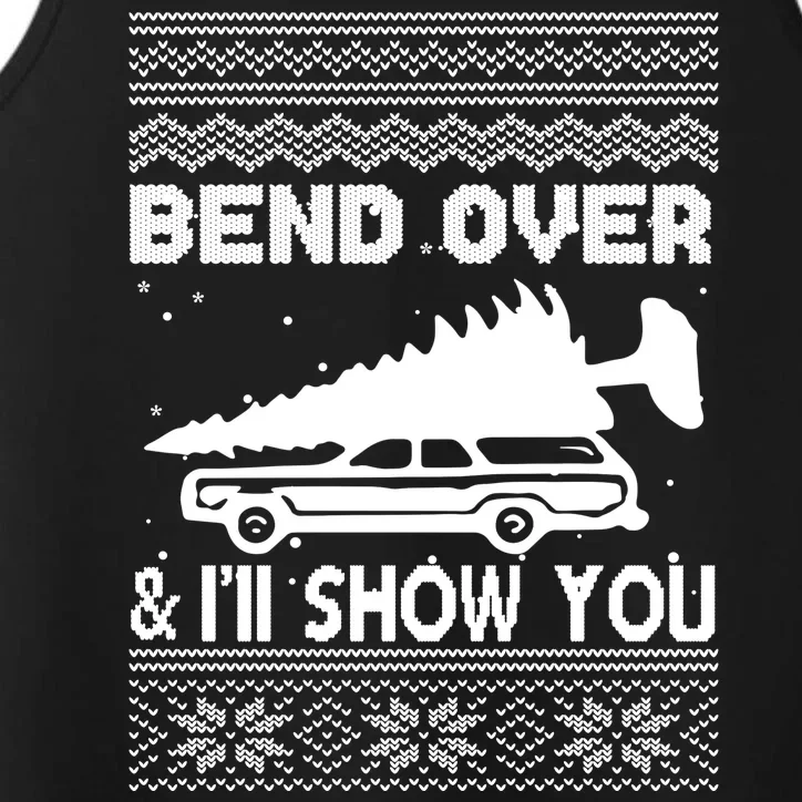 Todd Margo Couples Ugly Christmas Vacation I'll Show You Performance Tank