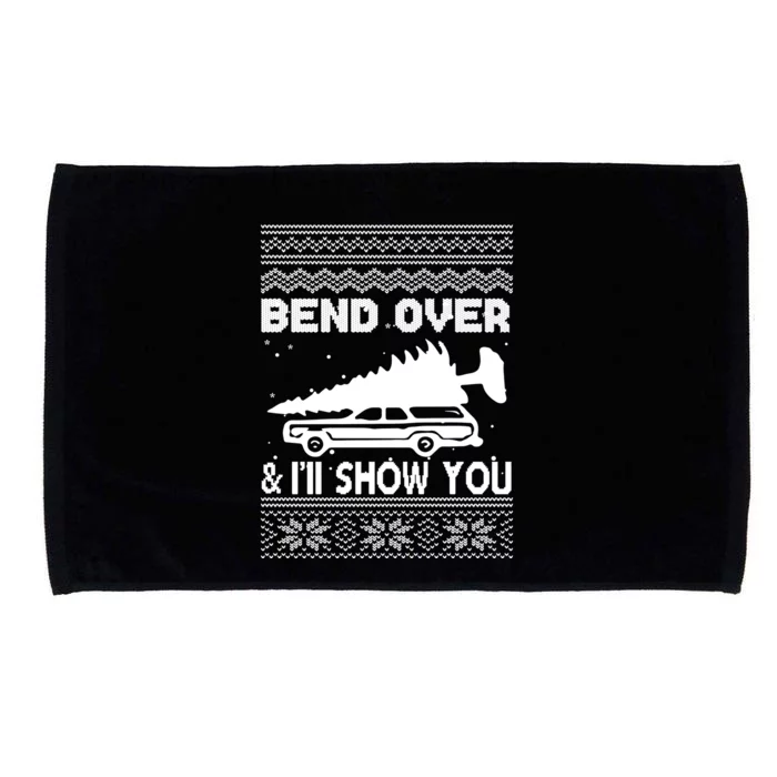 Todd Margo Couples Ugly Christmas Vacation I'll Show You Microfiber Hand Towel