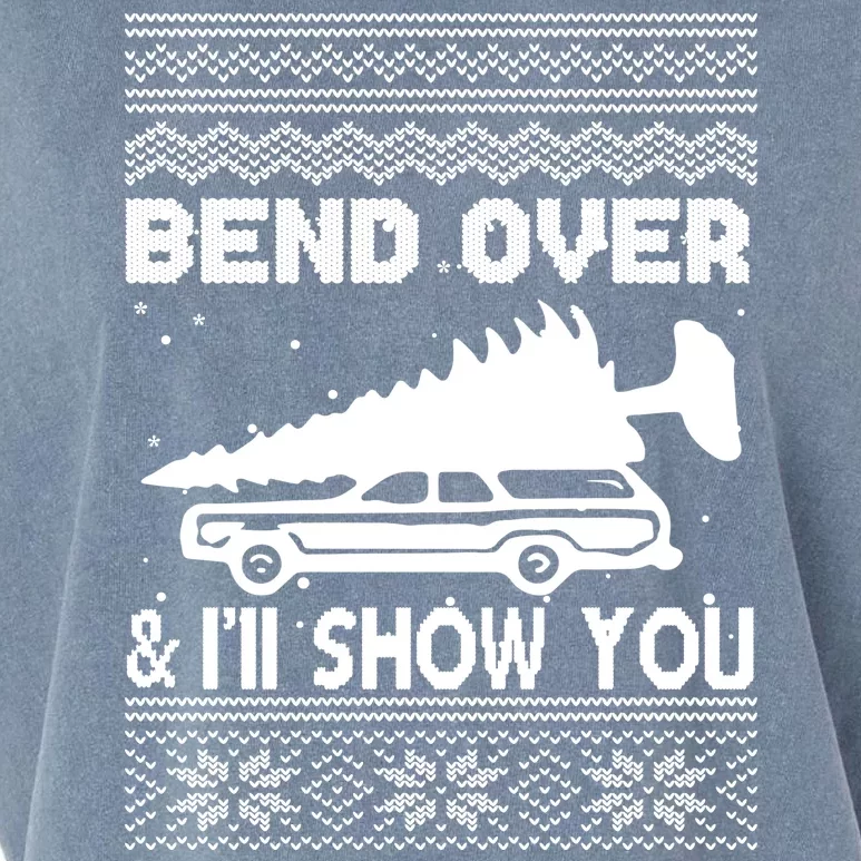 Todd Margo Couples Ugly Christmas Vacation I'll Show You Garment-Dyed Women's Muscle Tee