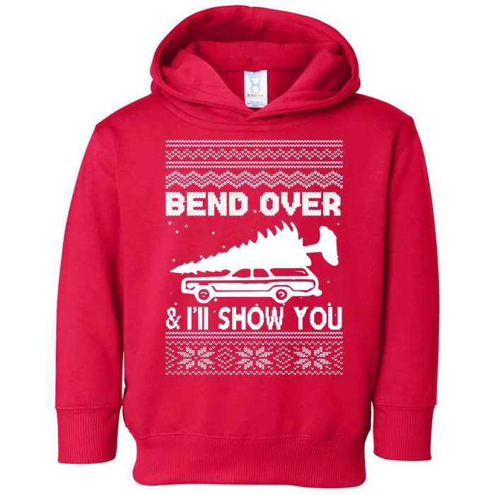 Todd Margo Couples Ugly Christmas Vacation I'll Show You Toddler Hoodie