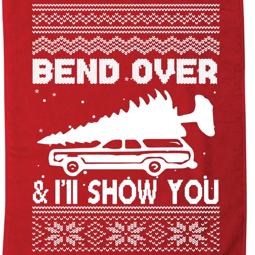 Todd Margo Couples Ugly Christmas Vacation I'll Show You Platinum Collection Golf Towel