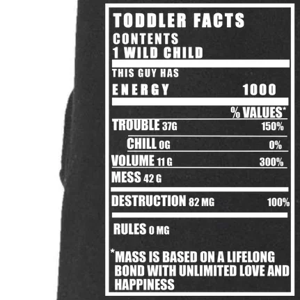 Toddler Nutrients Facts Doggie 3-End Fleece Hoodie