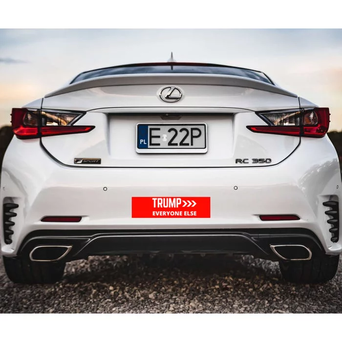 Trump Over Everyone Else Bumper Sticker