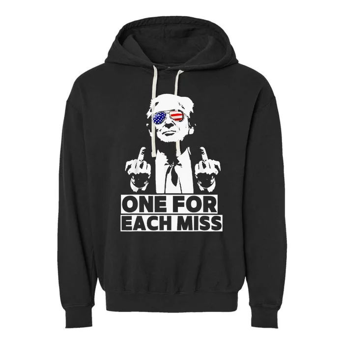 Trump One For Each Miss Patriotic Garment-Dyed Fleece Hoodie