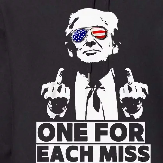 Trump One For Each Miss Patriotic Premium Hoodie