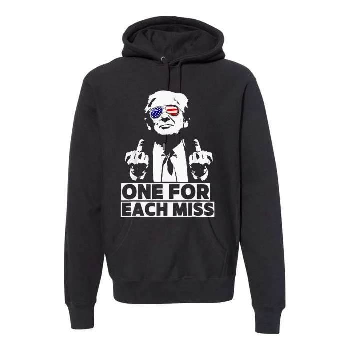 Trump One For Each Miss Patriotic Premium Hoodie