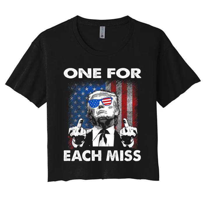 Trump One For Each Miss Women's Crop Top Tee