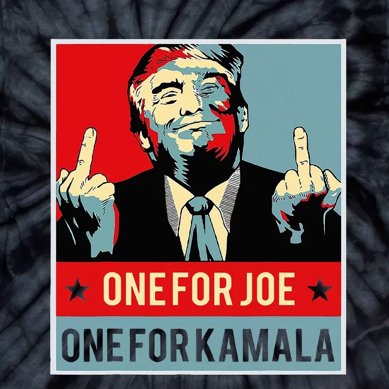 Trump One For Joe One For Kamala Tie-Dye T-Shirt