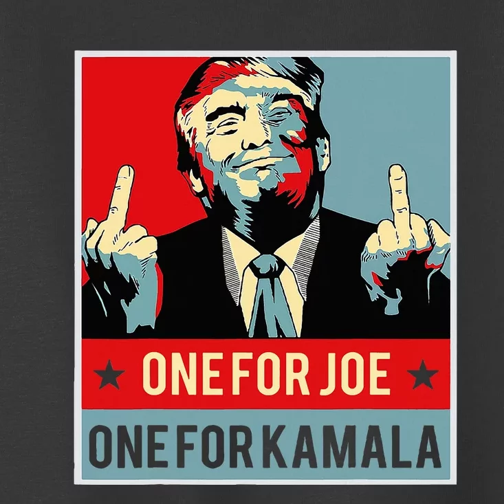 Trump One For Joe One For Kamala Toddler T-Shirt