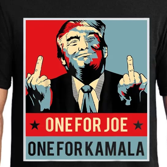 Trump One For Joe One For Kamala Pajama Set