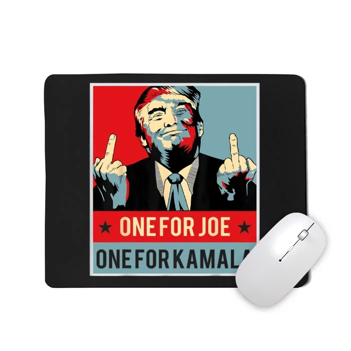 Trump One For Joe One For Kamala Mousepad