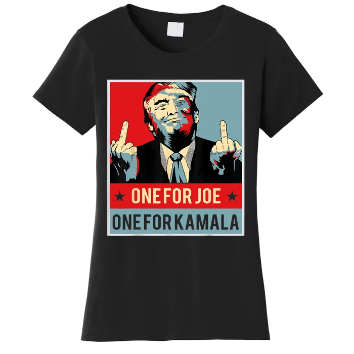 Trump One For Joe One For Kamala Women's T-Shirt